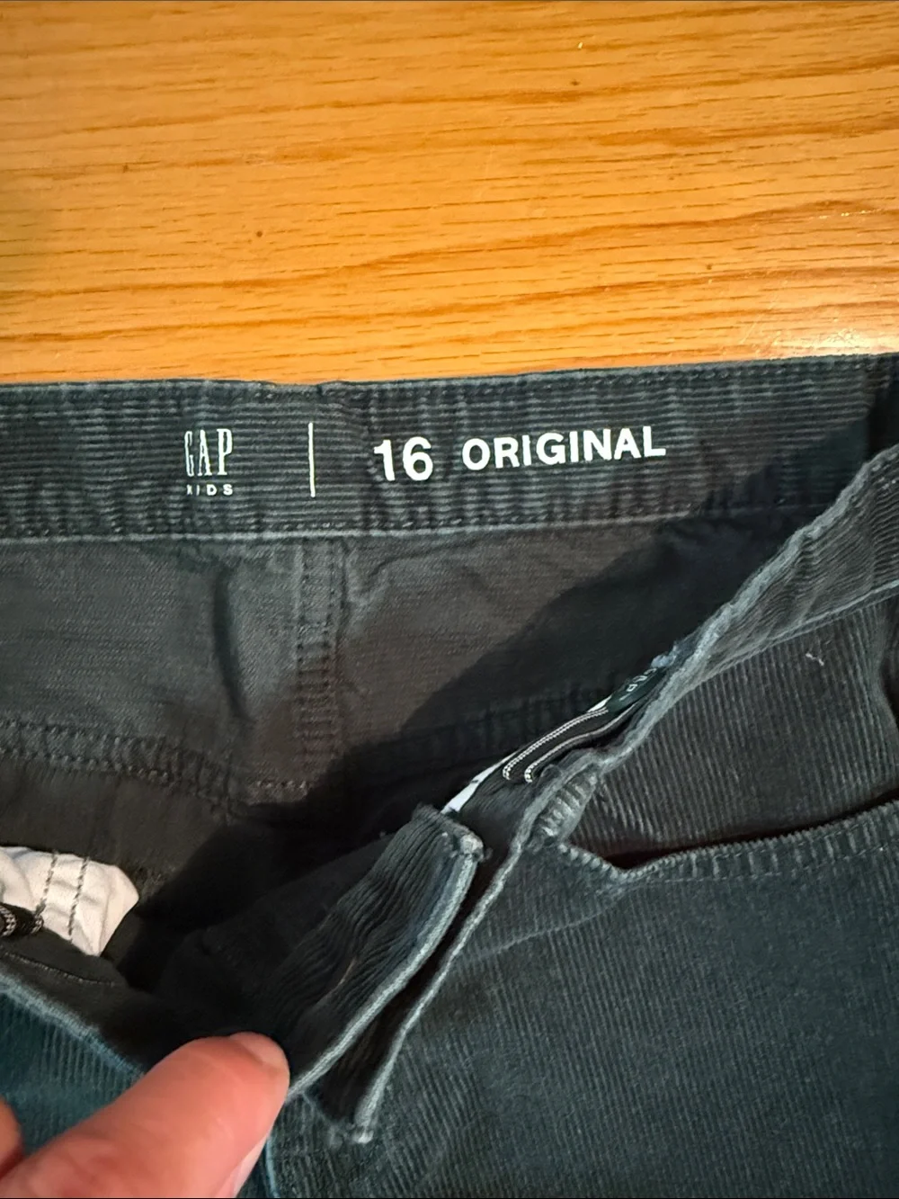 GAP Boys Forest Green Corduroy Pants